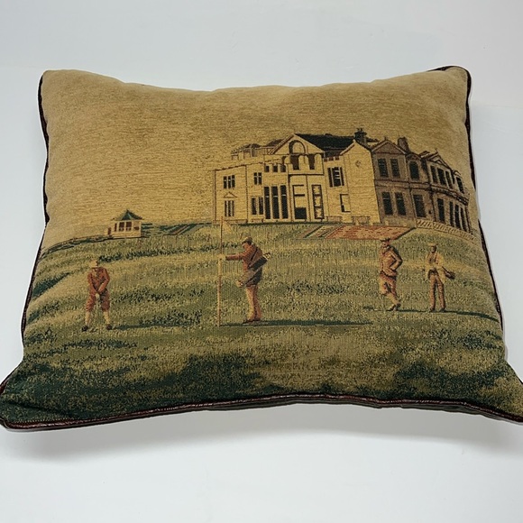 Golf Tapestry Accent Pillow